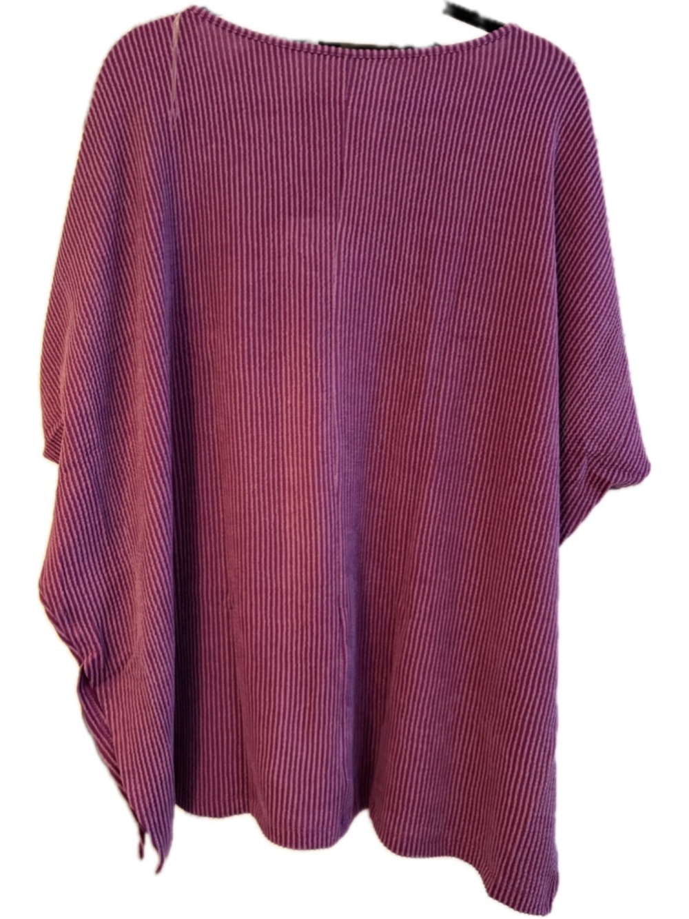 NWT Women's Dear Scarlett Purple Ribbed Tunic Top - Picture 2 of 5